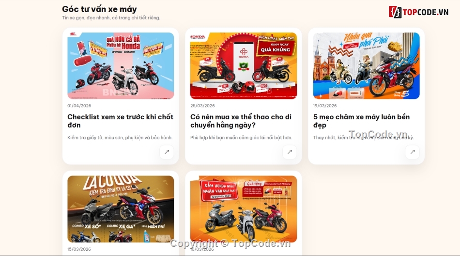 website đẹp,bán xe máy,web bán xe máy